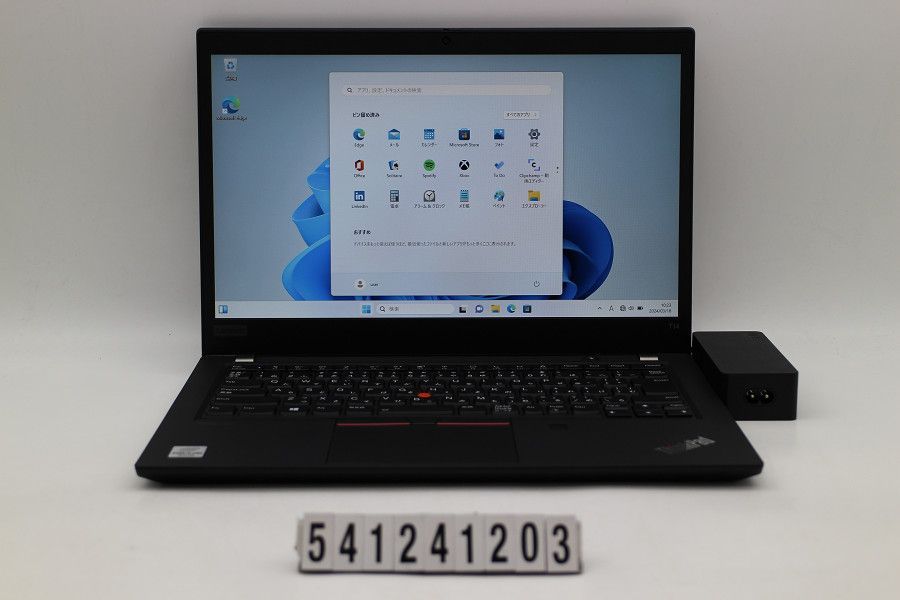 Lenovo ThinkPad T14 Gen1 Core i5 10310U 1.7GHz/16GB/256GB(SSD)/14W/FHD(1920x1080)/Win11 【541241203】