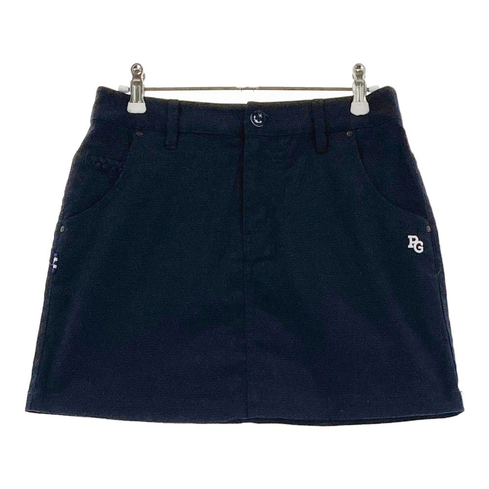 サイズ：0 PEARLY GATES パーリーゲイツ ストレッチ スカート ネイビー