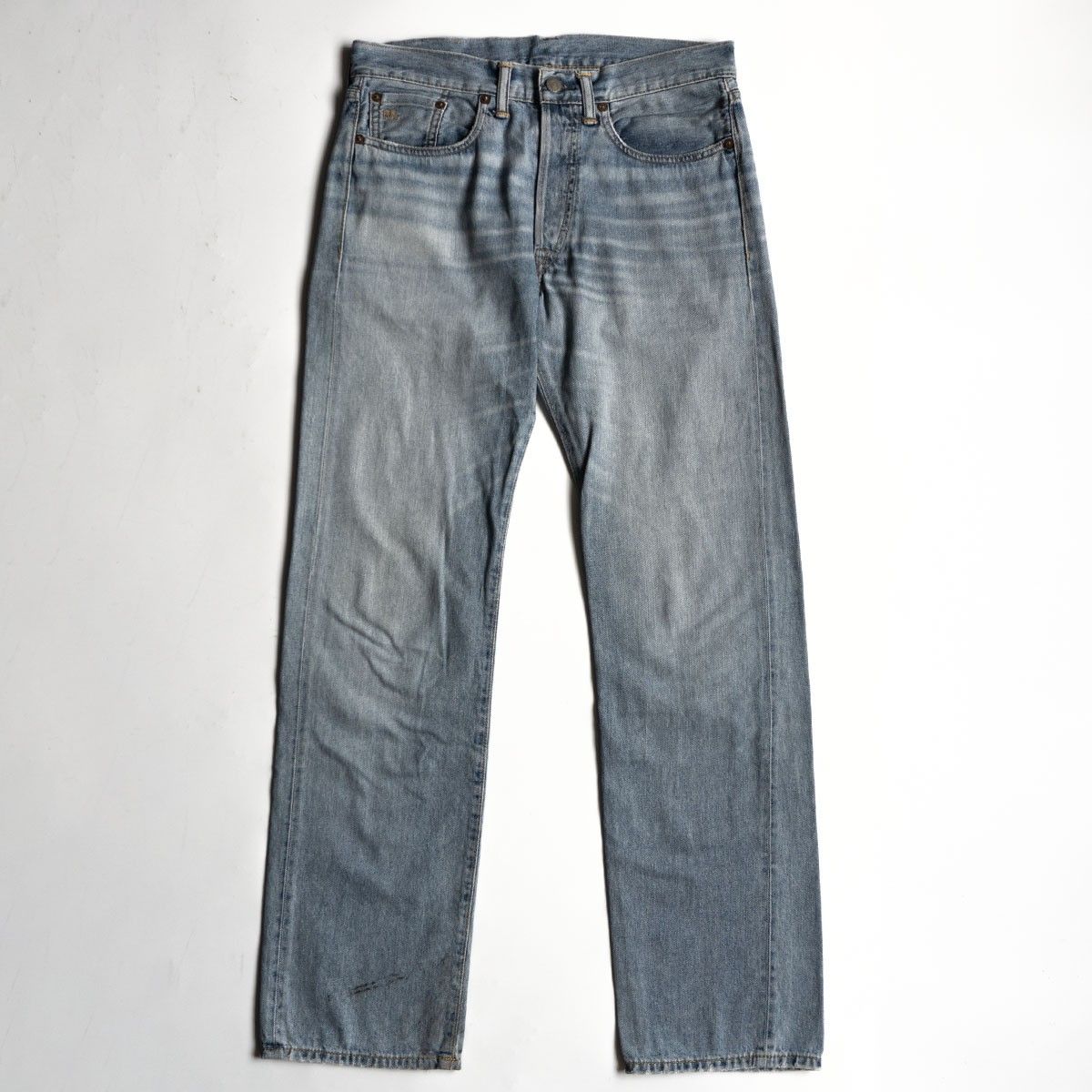 美品】 RRL 【STRAIGHT-LEG JEANS】【アメリカ製】30×30