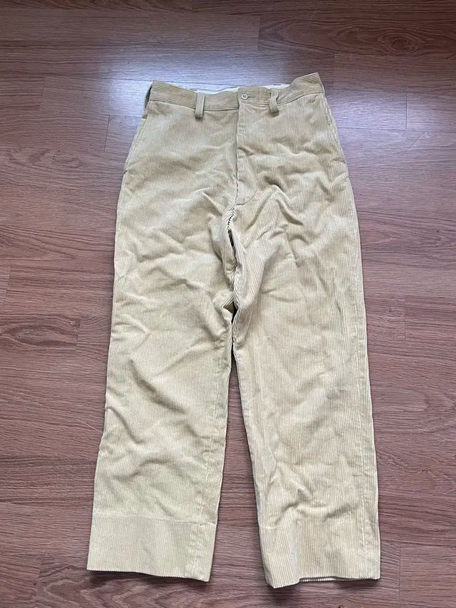 ヤンクシャー yankshire ANATOMICA アナトミカ ライン コーデュロイ パンツ クリーム ベージュ