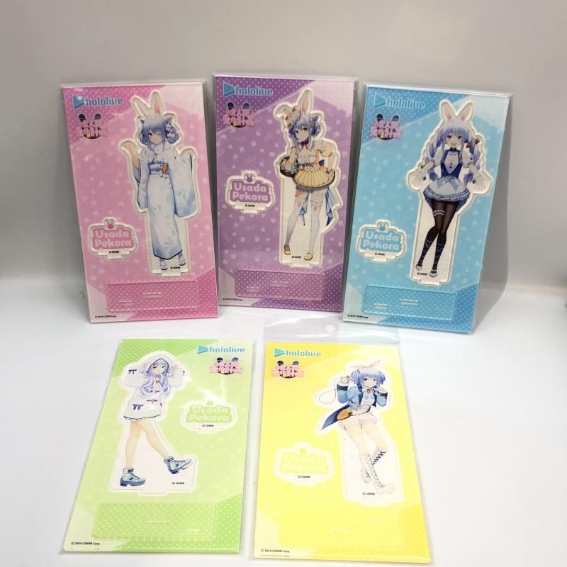【中古】開封)ムービック 全人類兎化計画 兎田ぺこら アクリルスタンド 5種セット ホロライブ[97]