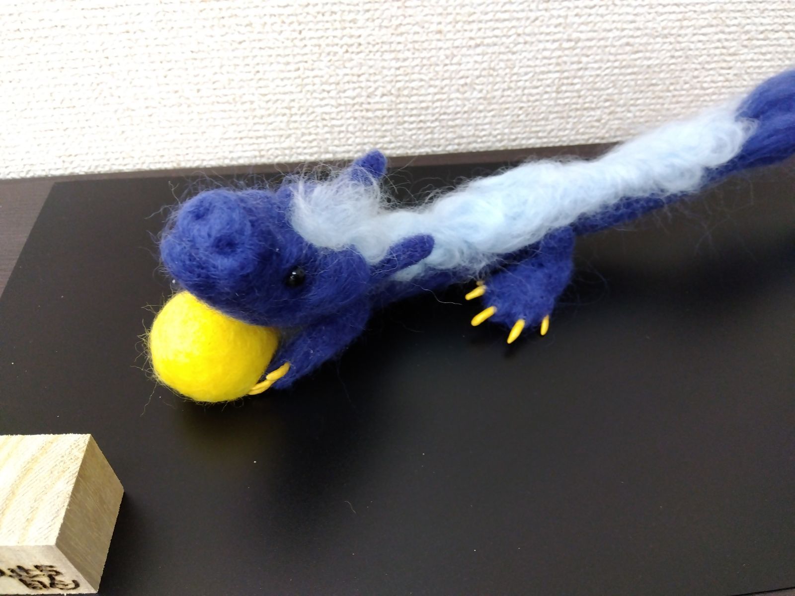 羊毛フェルト 青い龍 alpocolco(アルポコルコ) 🦊 on X: 