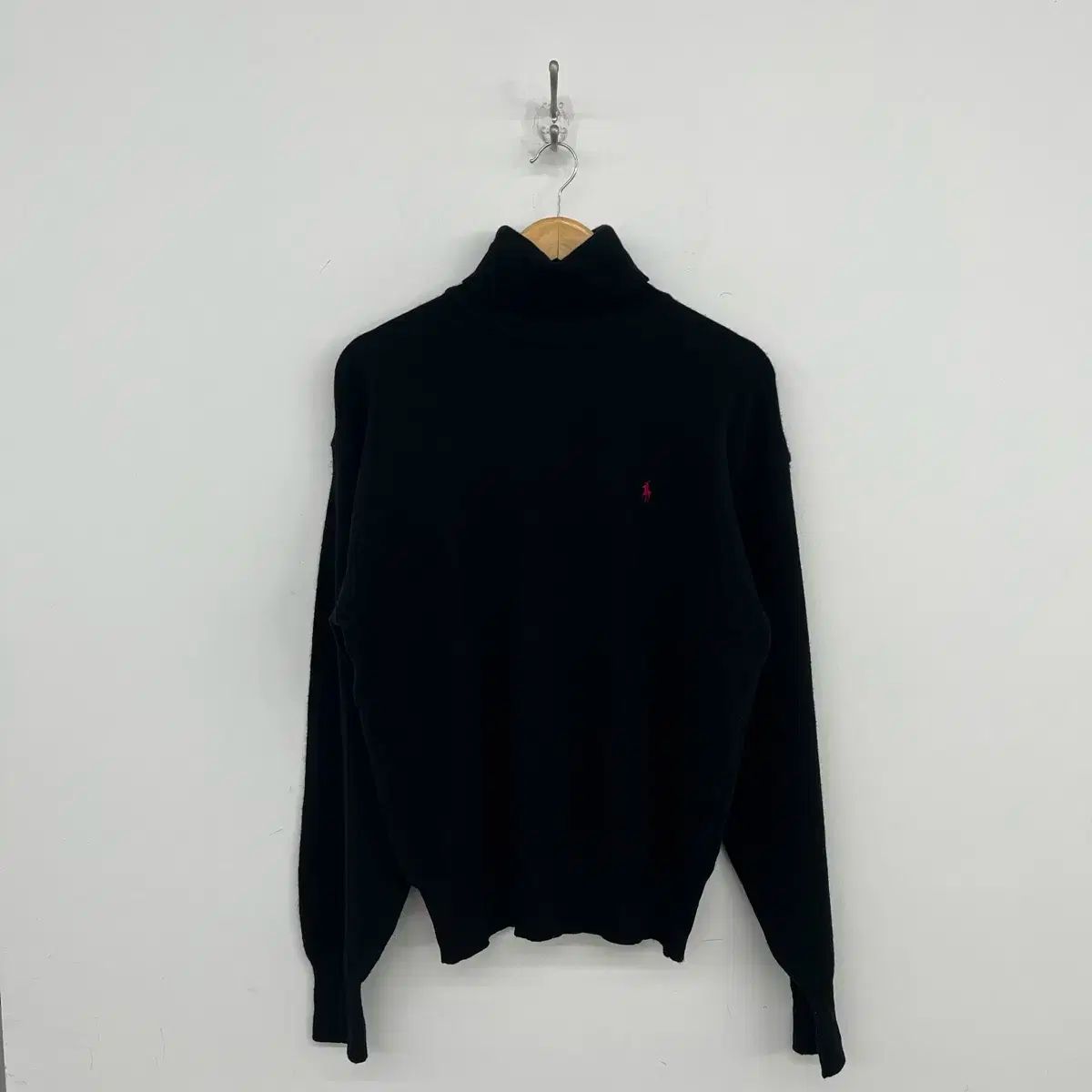 ポロ Ralph Lauren ラルフローレン 黒 タートルネック ニット