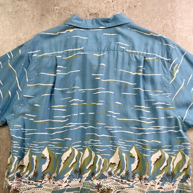 パタゴニア　パタロハ　アロハ　シャツ Patagonia (パタゴニア) 00s フラワー&サーフィン柄 パタロハ