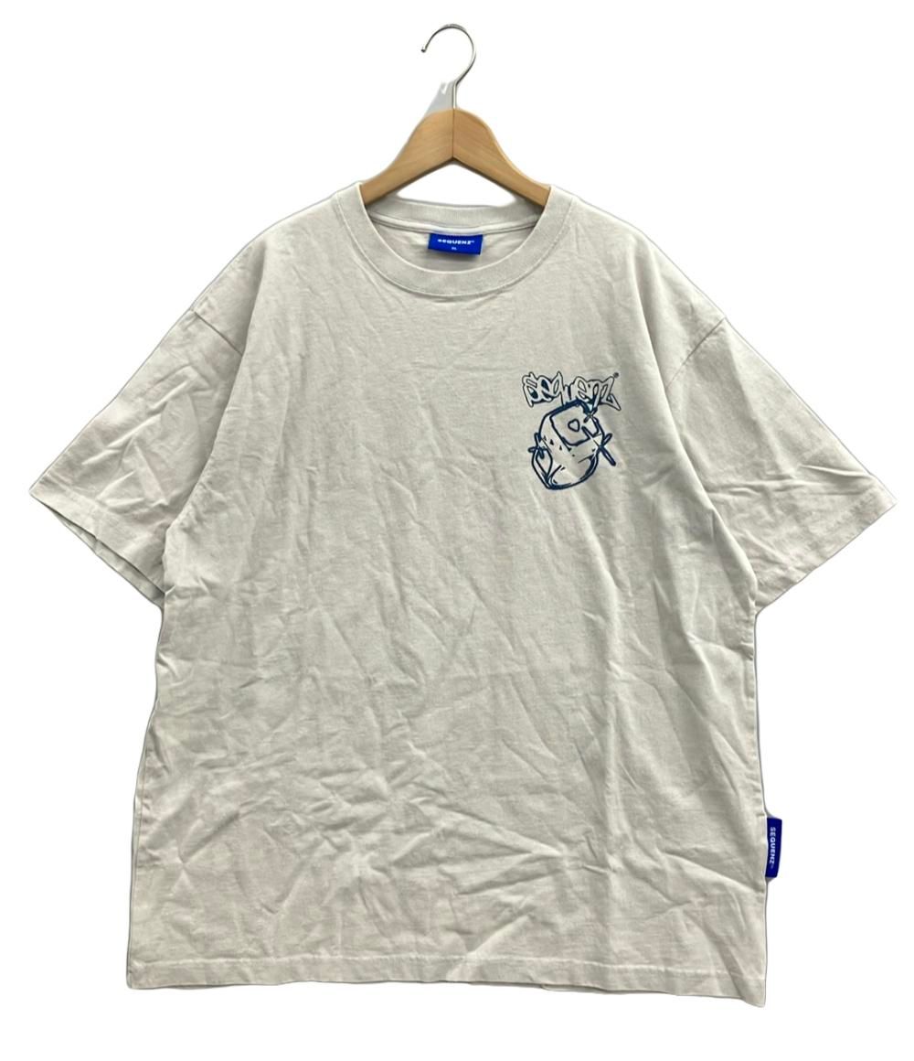 シークエンズ 半袖Tシャツ オフホワイト メンズ SIZE XL (XL) sequenz