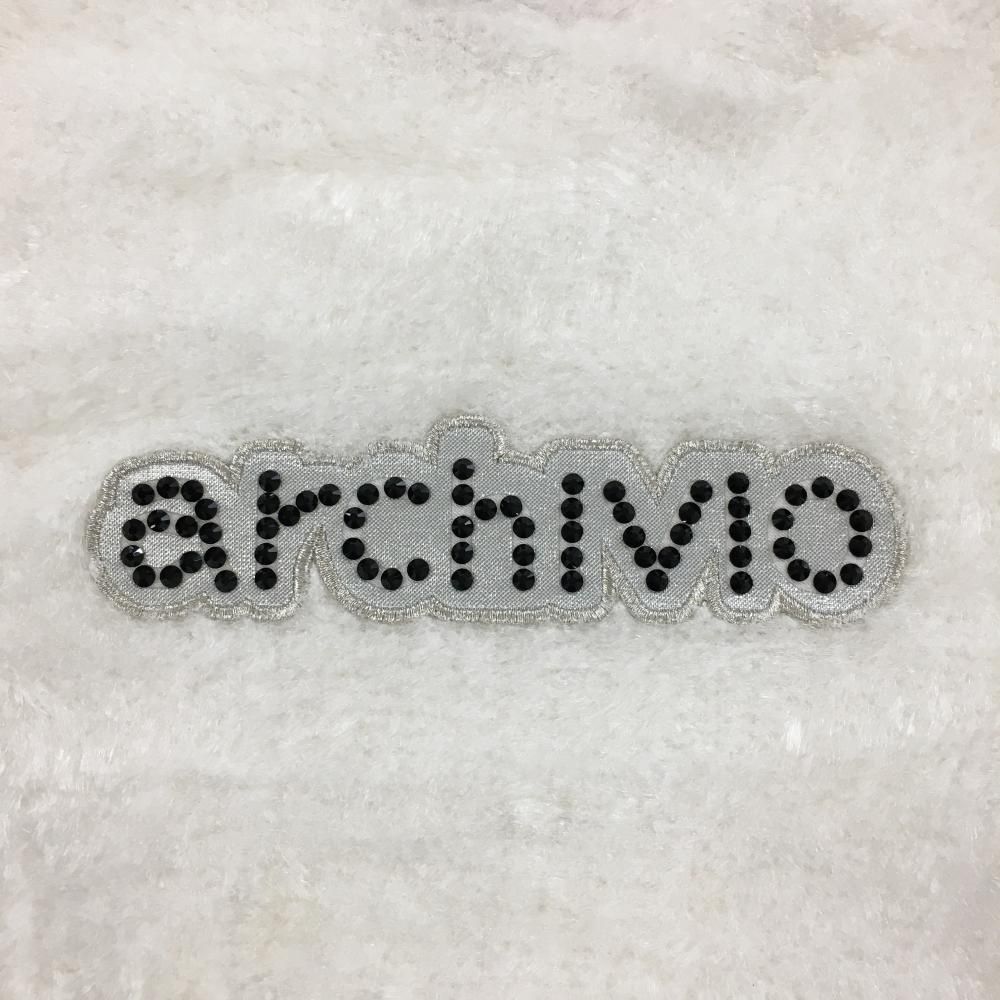 archivio アルチビオ マフラー付きニットベスト 白×黒 サイド
