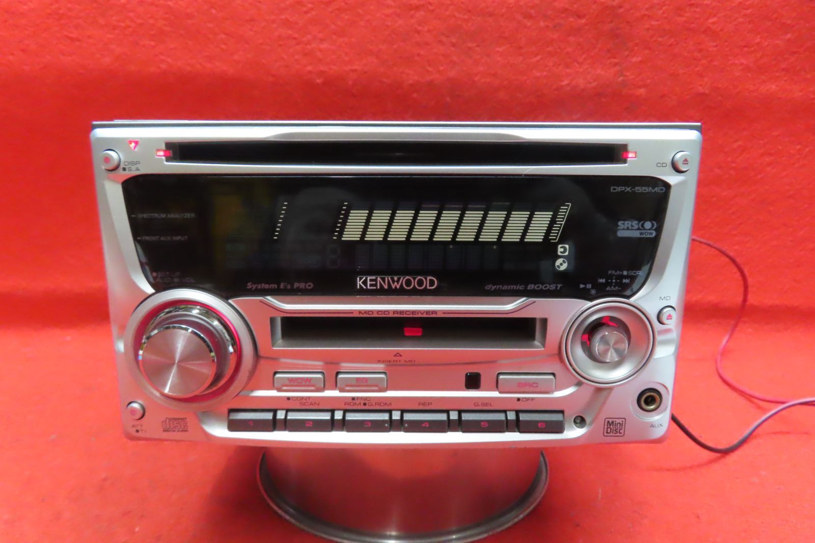 CS1023*動作保証付/ケンウッド DPX-55MD CD MD プレイヤー CS1023*動作保証付/ケンウッド DPX-55MD CD MD プレイヤー