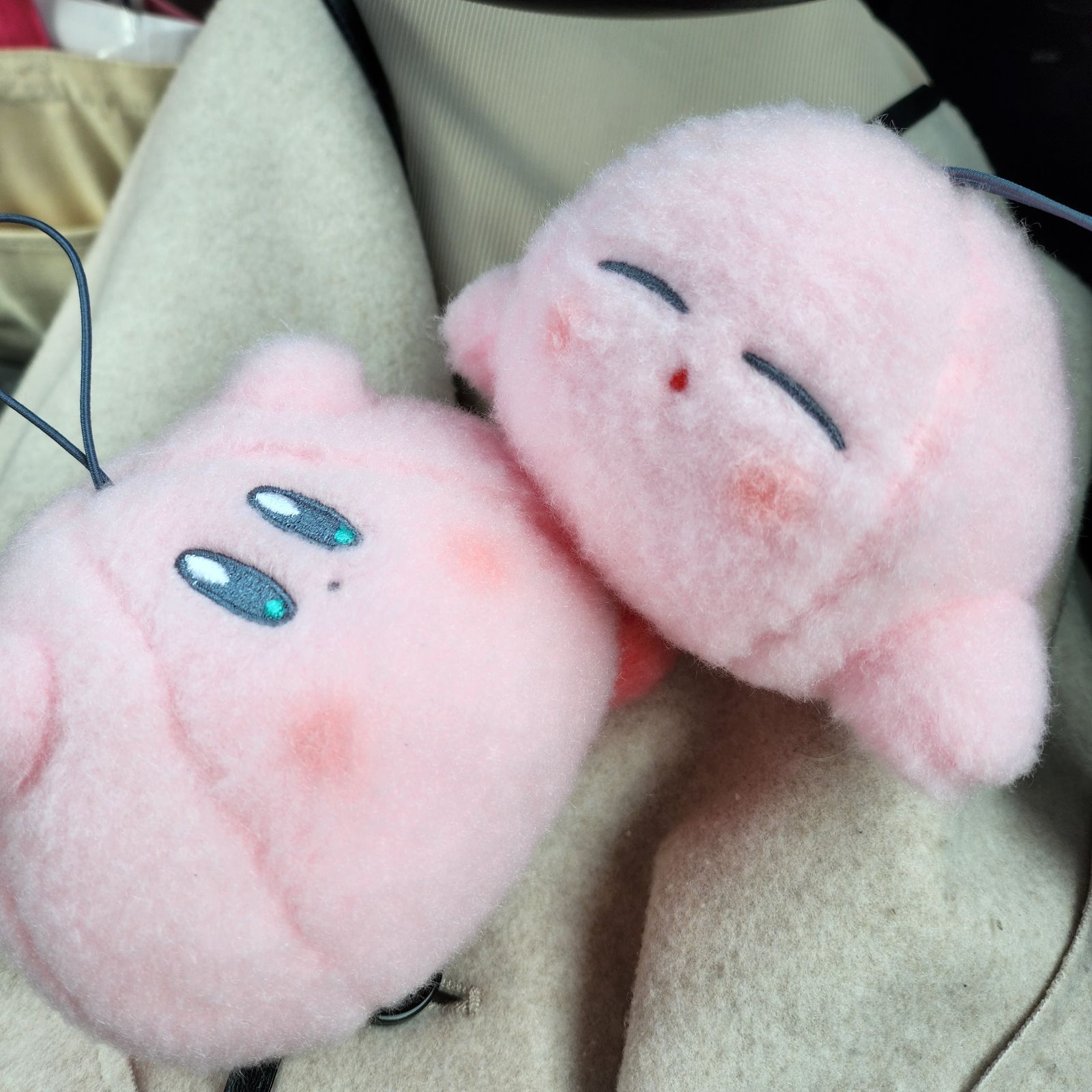 星のカービィ すやすや まんぷく 羊毛フェルト風マスコット2 ぬいぐるみ トクトクショップ✱◌ ͙❁˚ メルカリ
