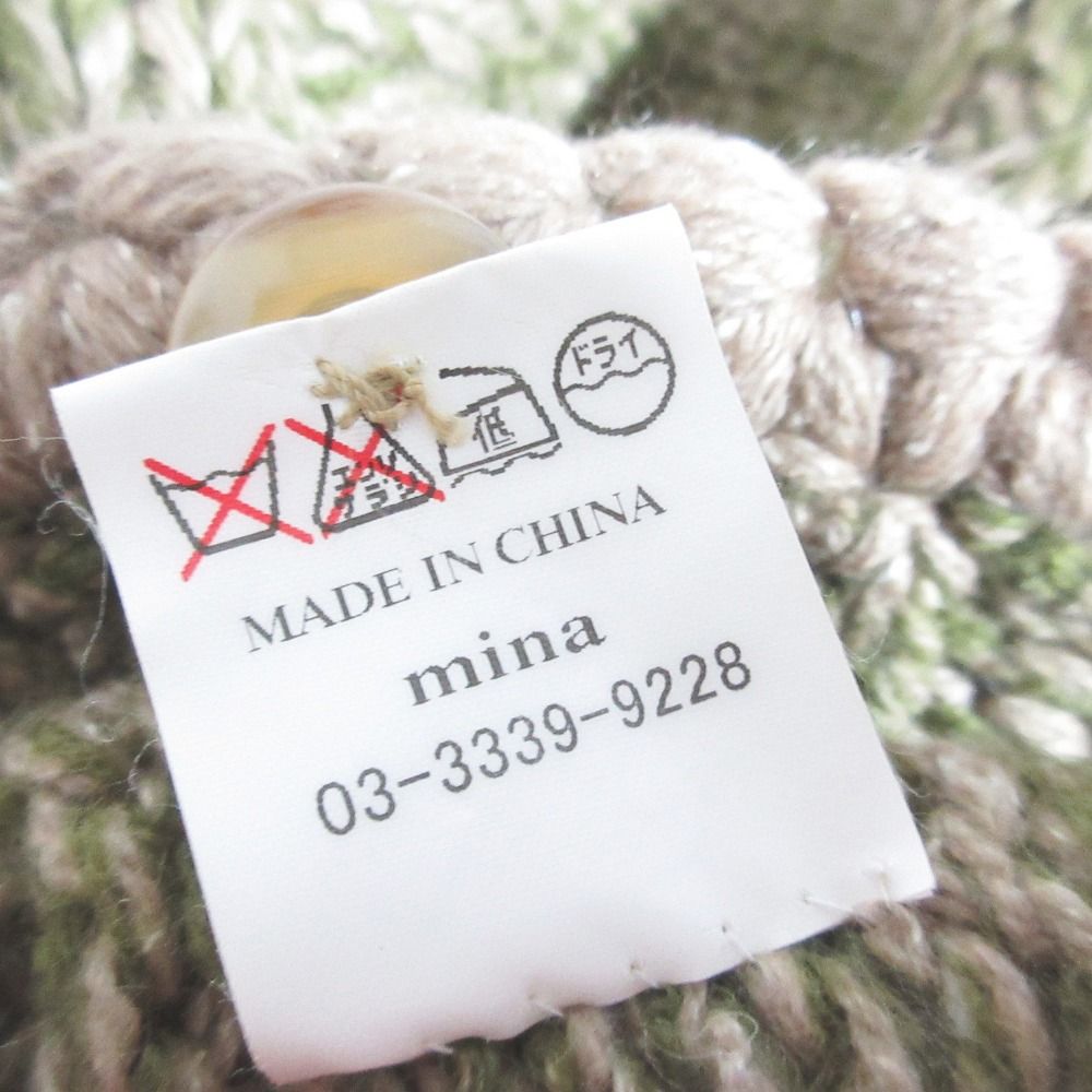美品 mina perhonen ミナペルホネン mist カシミヤ シルクブレンド