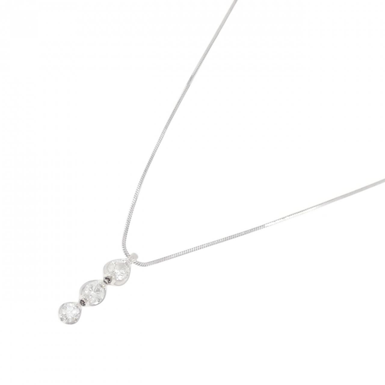 トリロジー ダイヤモンド ネックレス 0.32CT