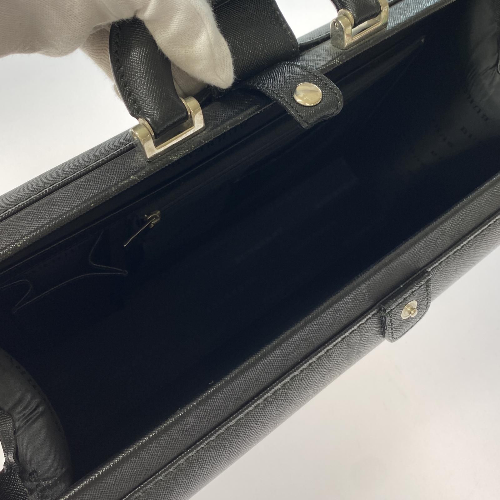 BURBERRY バーバリー ダレスバッグビジネスバッグ/ブラック BURBERRY