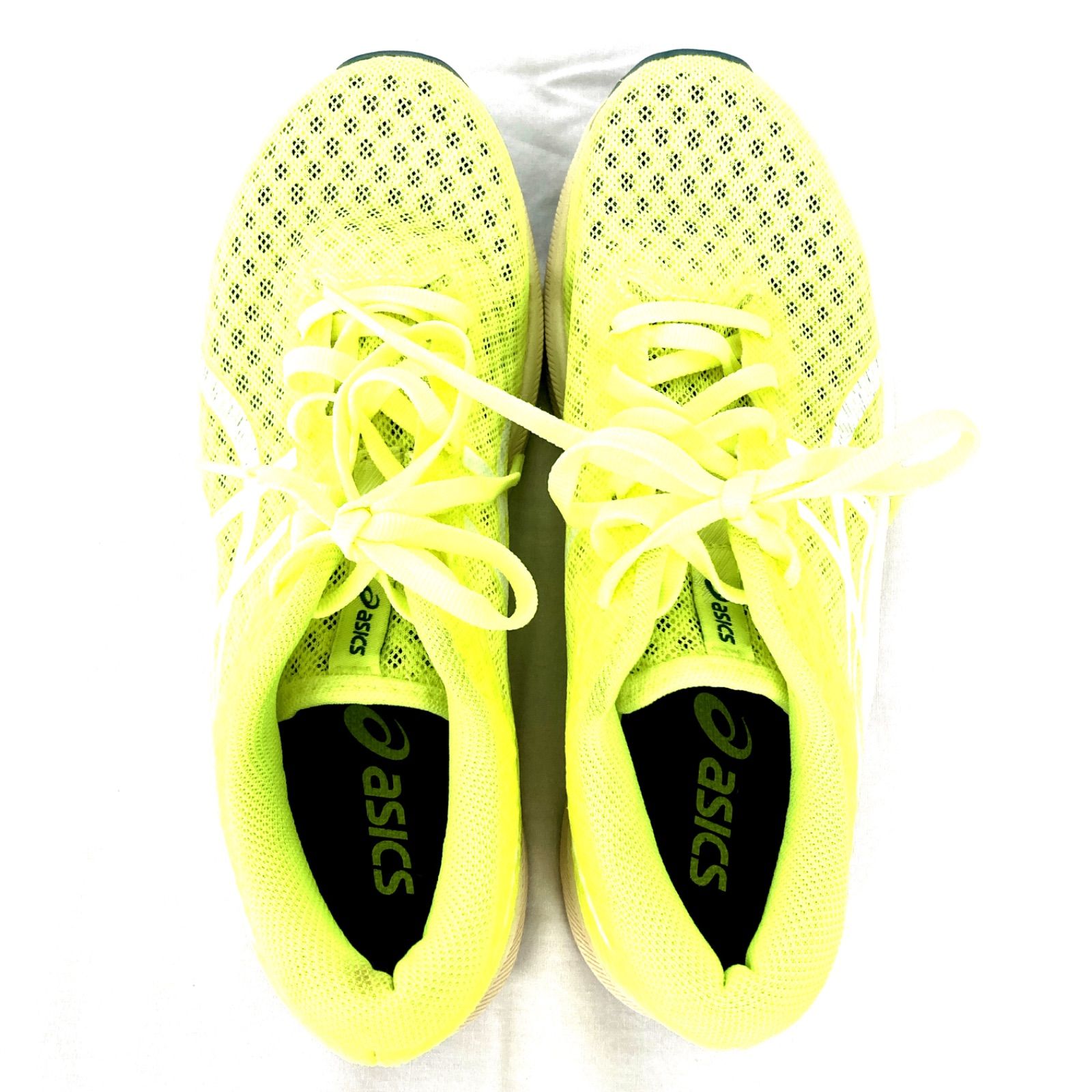 ASICS HYPER SPEED スニーカー ランニングシューズ 黄色 蛍光