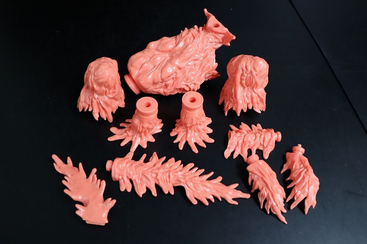 さくらトイズ YMSF 真ヘドラ キッド版 オレンジ系 フィギュア