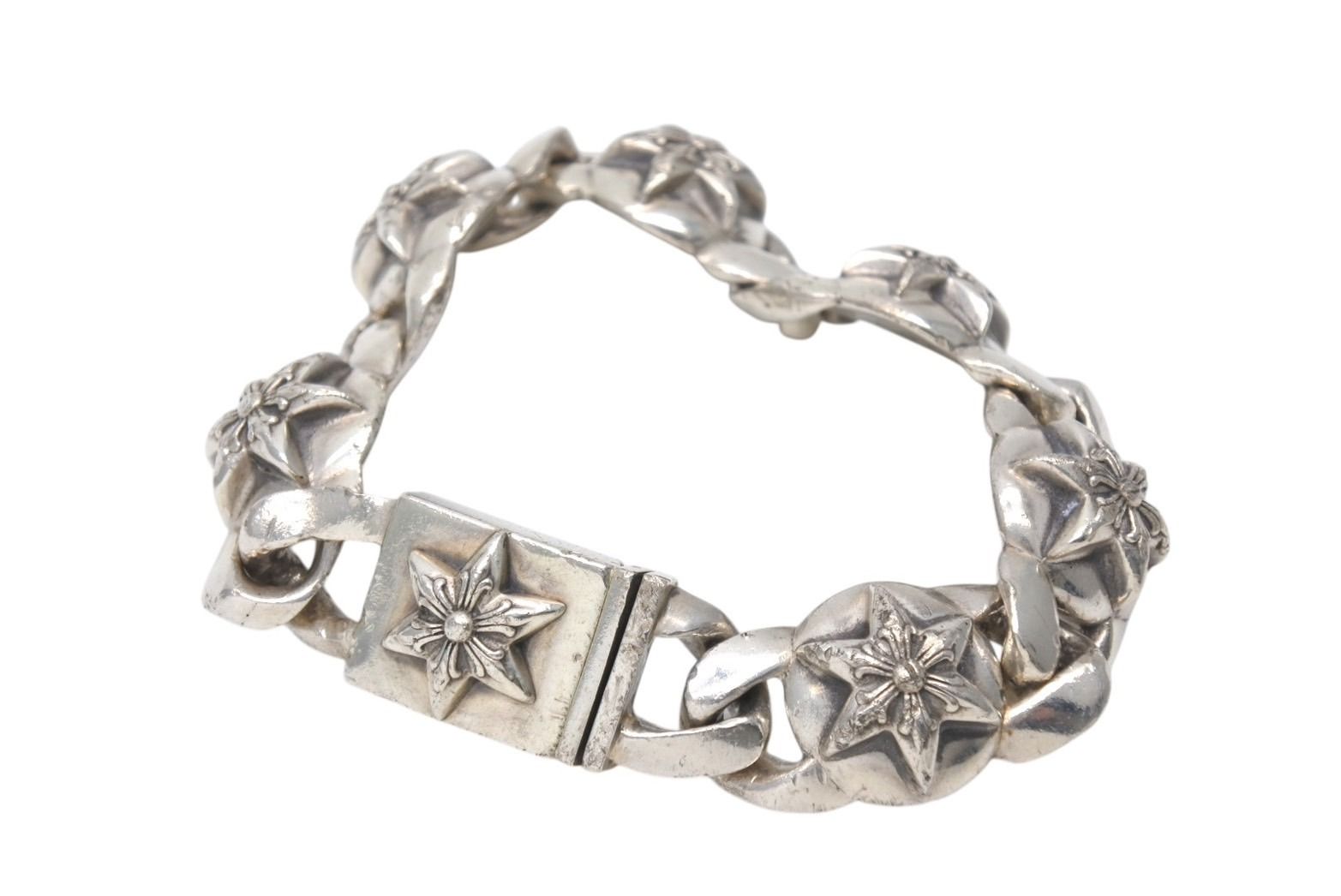 クロムハーツ CHROME HEARTS スター 6リンク ブレスレット