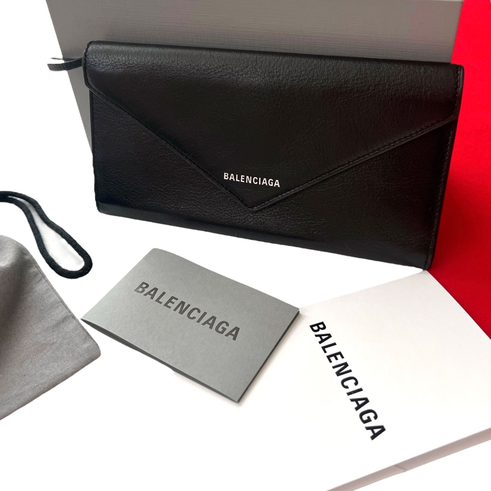 美品✨ BALENCIAGA財布 バレンシアガ長財布 ペーパー