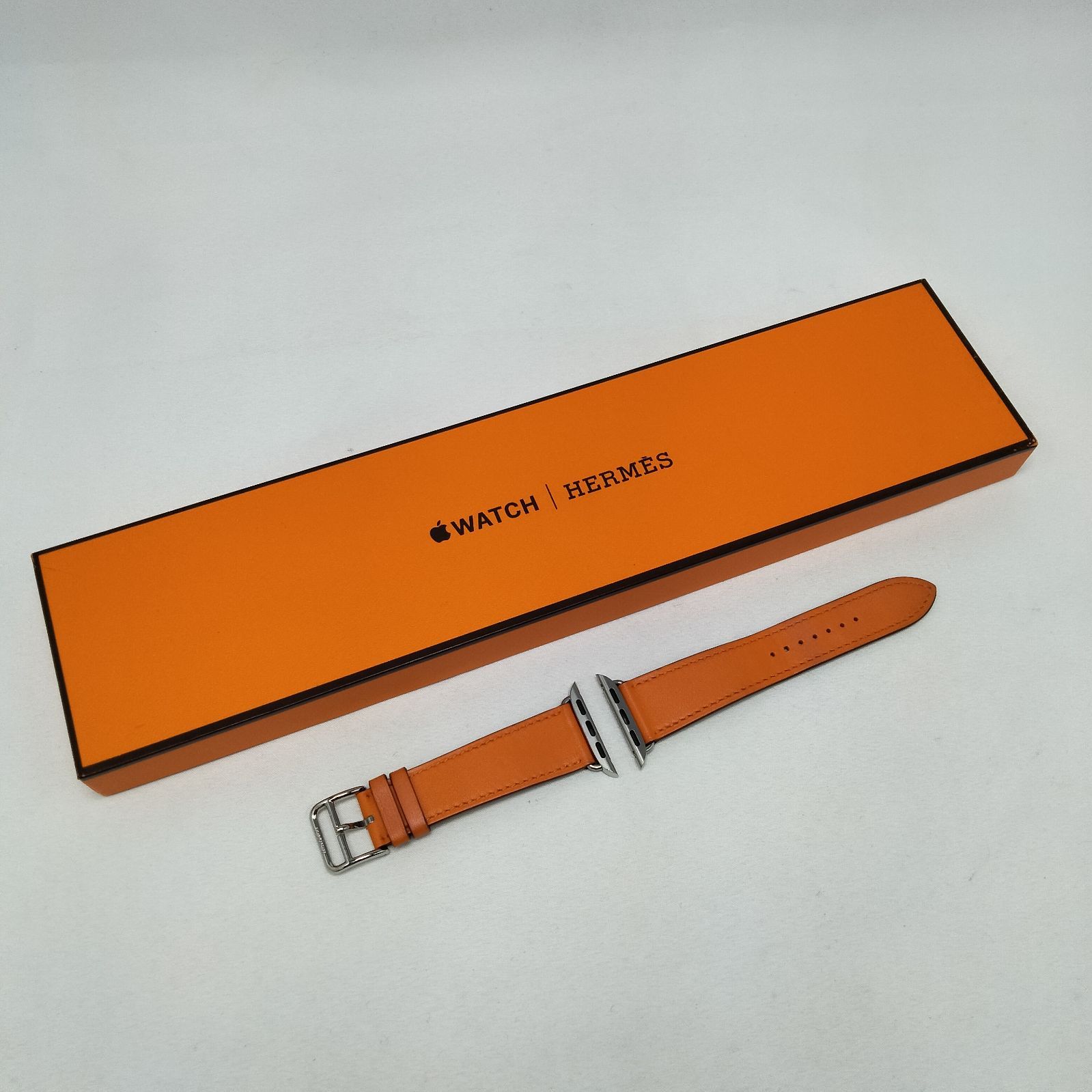 Apple Watch エルメス オレンジ レザーベルト アップルウォッチ 2747