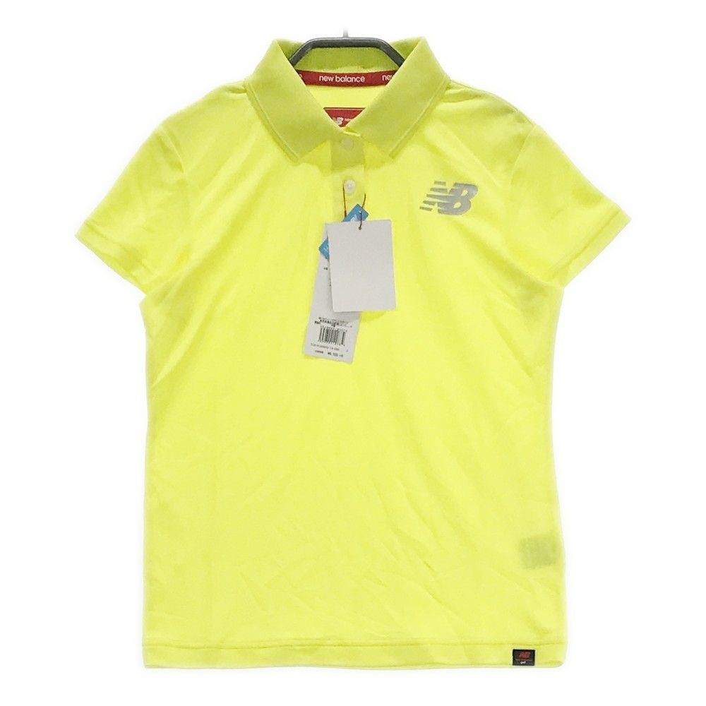 サイズ：0 NEW BALANCE ニューバランス 012-8160502 半袖ポロシャツ  イエロー系 [240001753683]# ゴルフウェア レディース ストスト