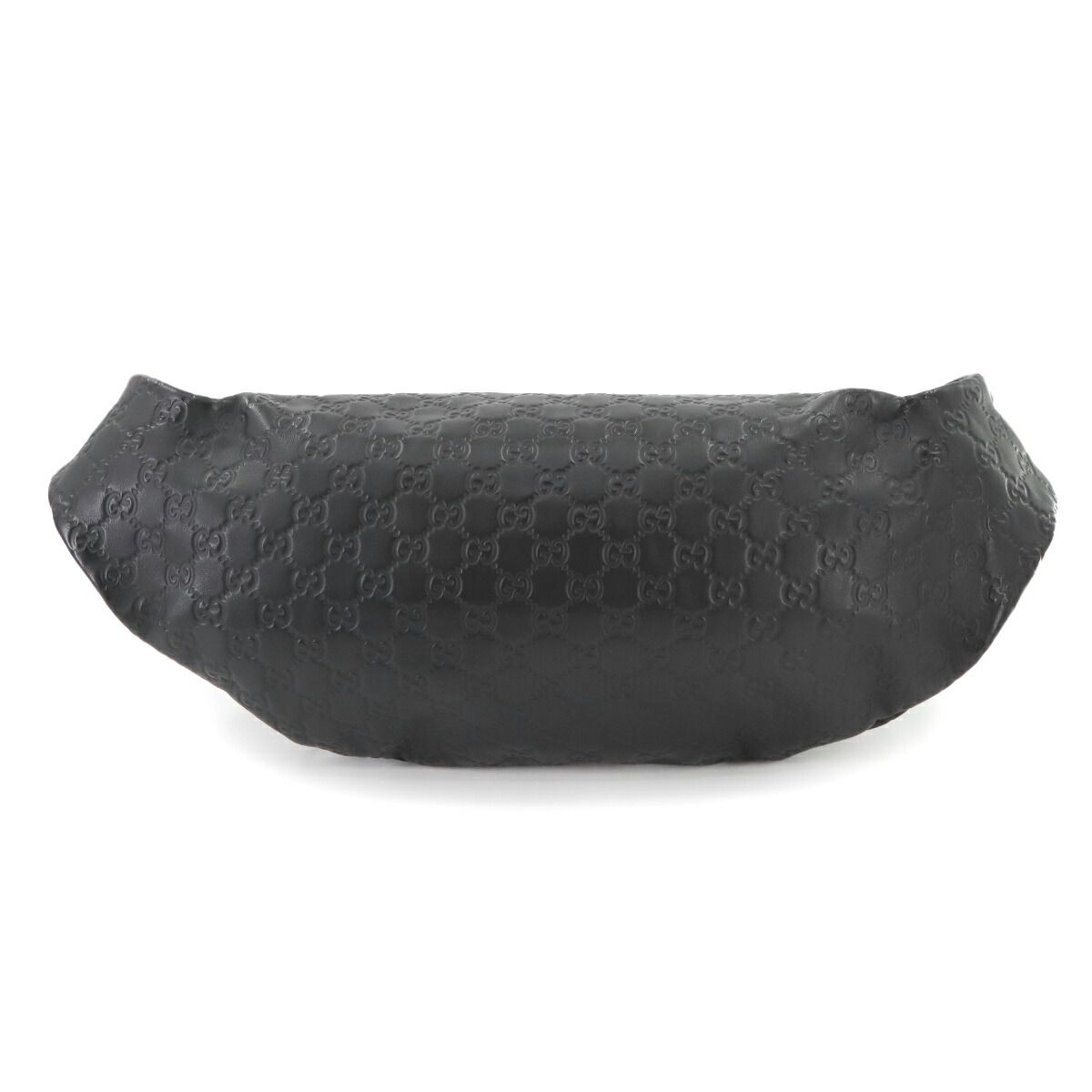 極美品　GUCCI ブラックレザー ボディバッグ GUCCI ブラック レザー ボディバッグ