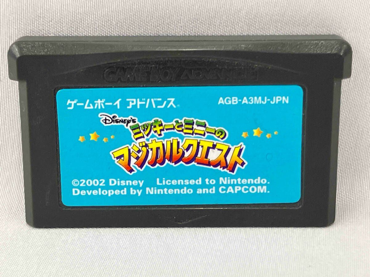 【大得価，人気セール】 【GBA】CAPCON ミッキーとミニーのマジカルクエスト ソフト