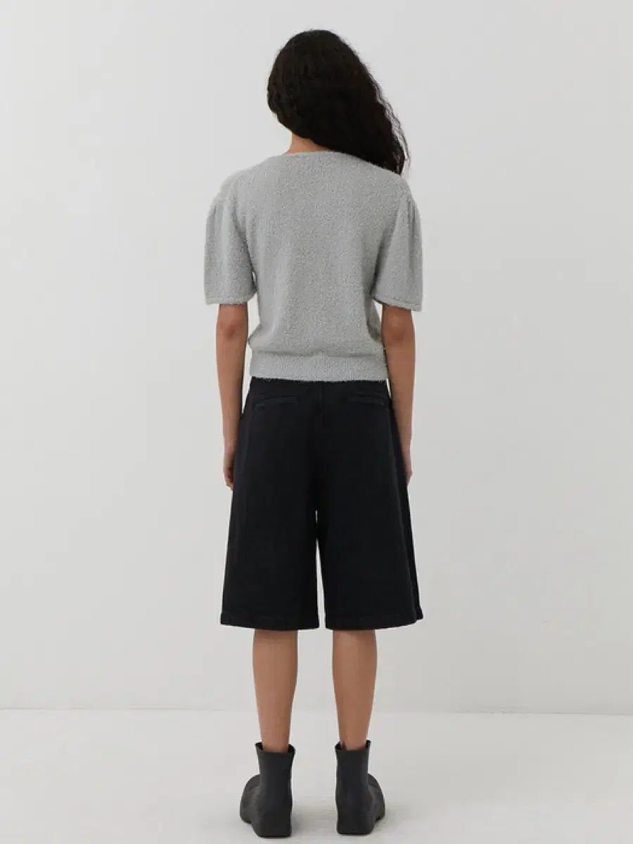 AMOMENTO(アモーメント) FANCY BALLOON CARDIGAN グレー 0