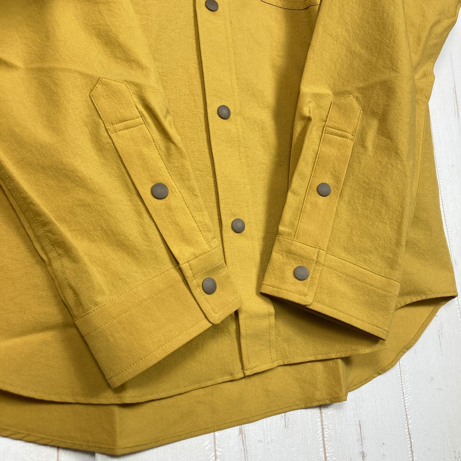 Men s L イエロー系 Ridge Mountain Gear リッジマウンテンギア ベーシック ロングスリーブ シャツ Basic Long Sleeve Shirt Rustic Mustard ポリエステル ウェア トッ MERCADOAVALIA_COM_BR