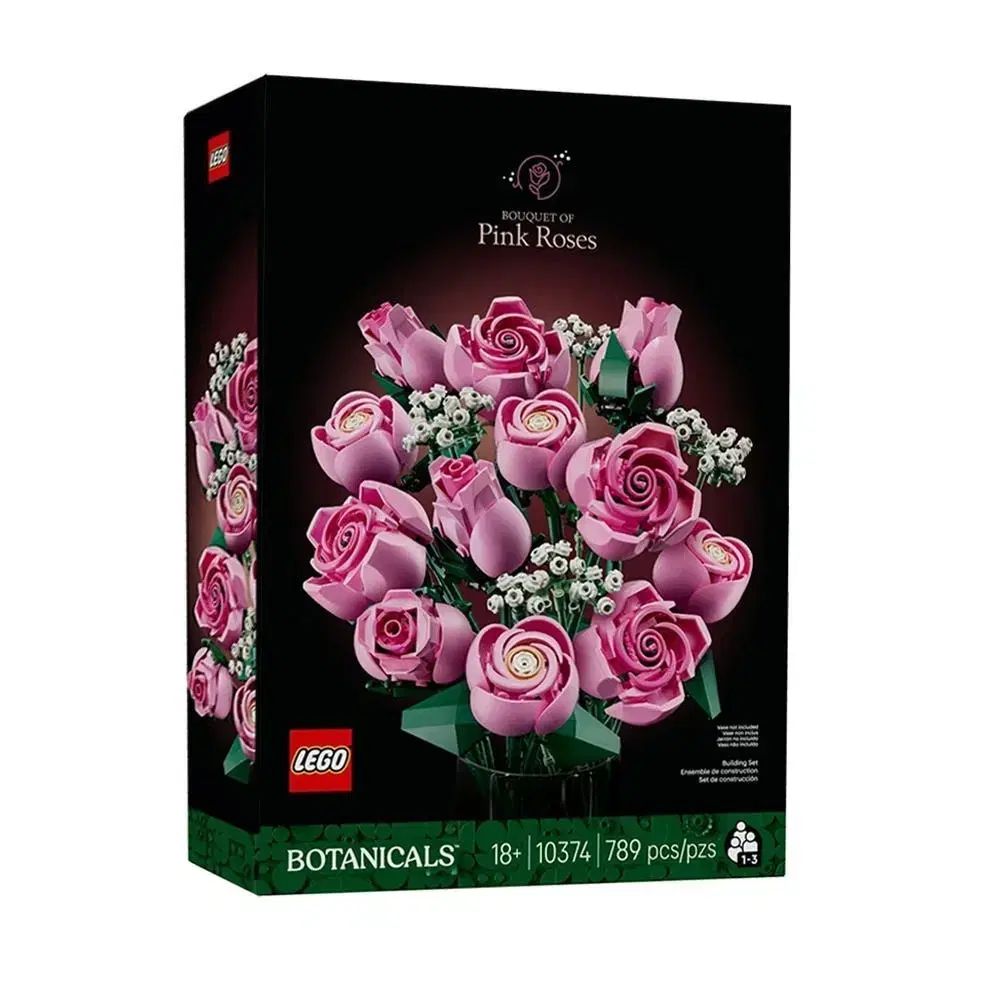 LEGOブロック 10374 ピンク バラ 花束