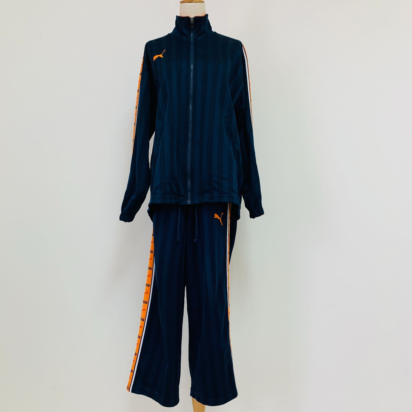 日本製 00s Y2K PUMA ジャージセットアップ プージャ ラバープリント