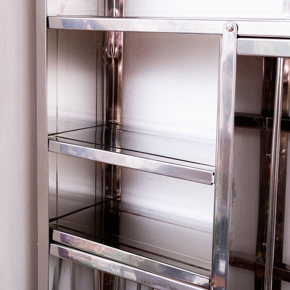 組み立て済】インディアンキッチンラック INDIAN PLATE RACK L 約98.5