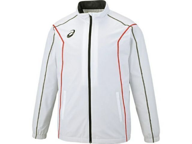asics アシックス TEAM WINDBREAKER JKT(B-ST ブリリアントホワイト L 2031E059 100 | スポーツウェア スポーツ 衣類 ウエア ウェア 男性 メンズ 子供 キッズ ジュニア アウター ジャケット 保温 裏トリコッ