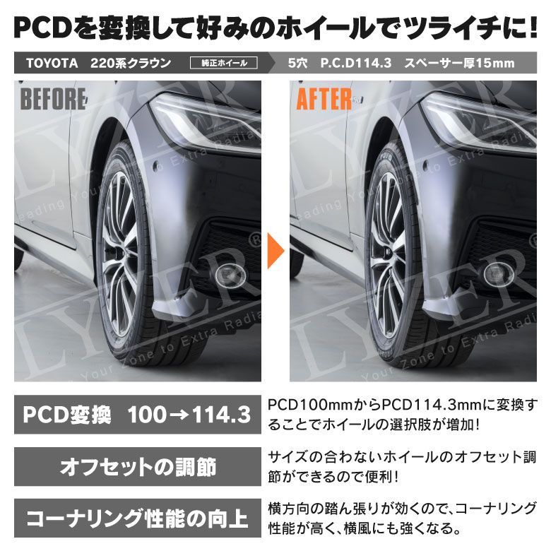 BMW/MINI用　PCD変換スペーサー　新品・未使用ハブ径666mm