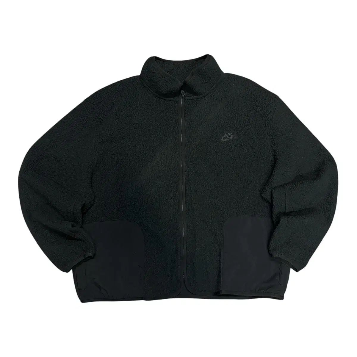 Nike(ナイキ） 黒 フリース ジップアップ ジャケット