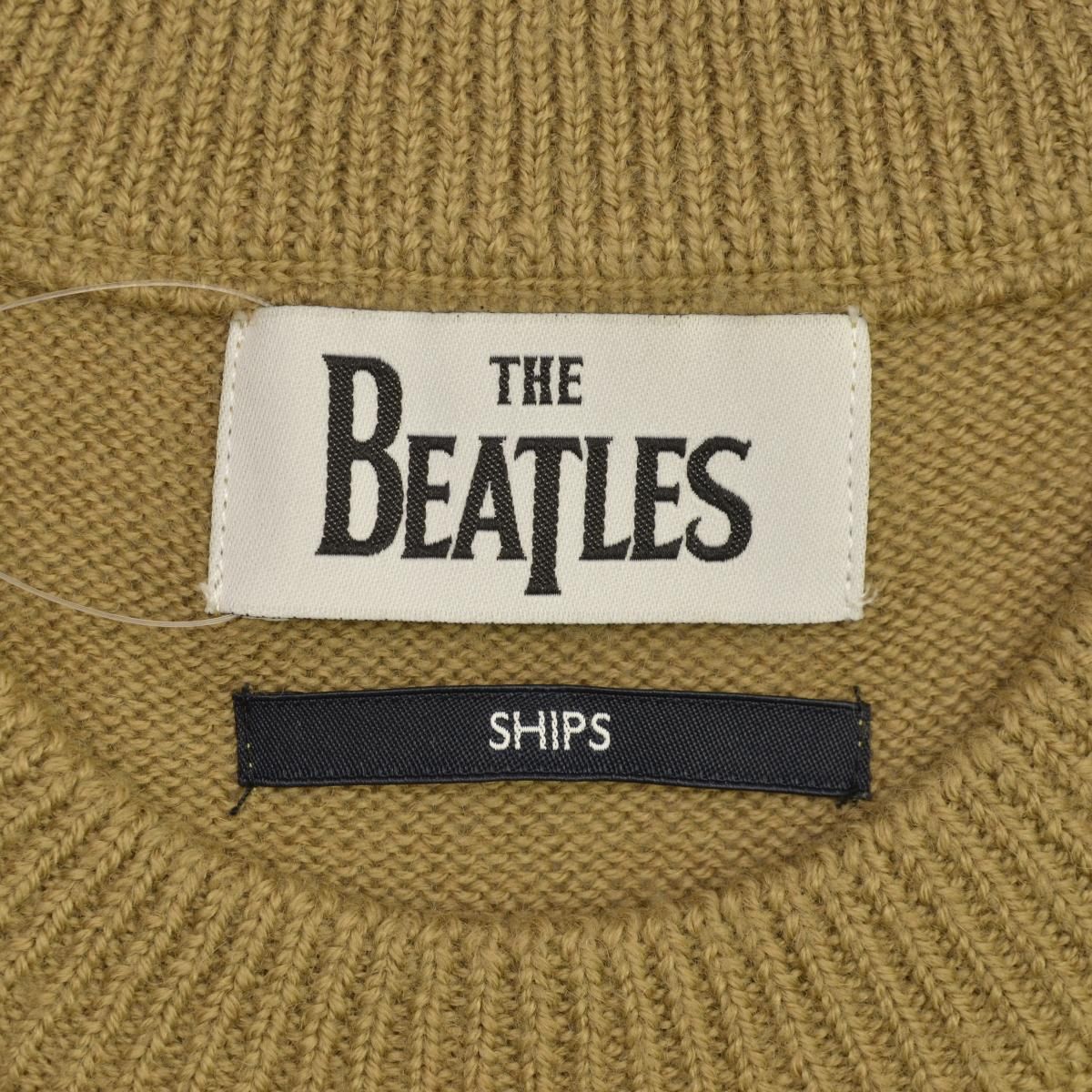 SHIPS: THE BEATLES メンバーネーム インターシャ ニット