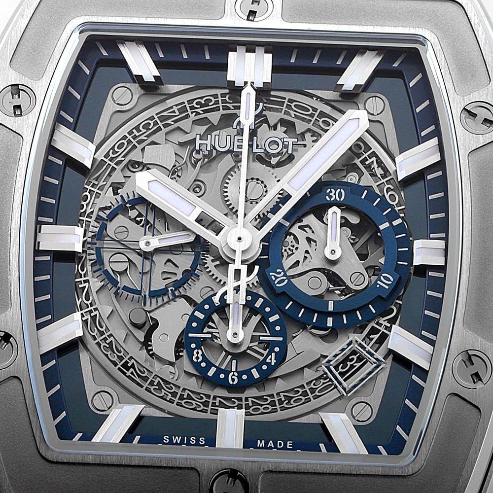 ウブロ スピリット オブ ビッグバン チタニウム ブルー 601.NX.7170.LR