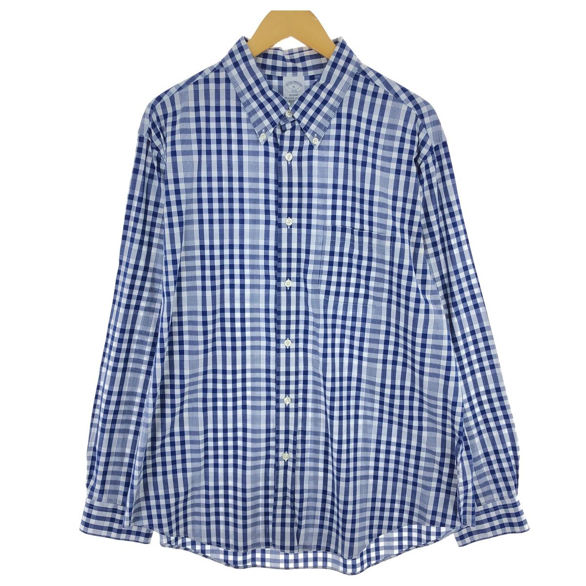 古着 ブルックスブラザーズ Brooks Brothers 1818 長袖 ボタンダウンチェックシャツ メンズXL/eaa464420