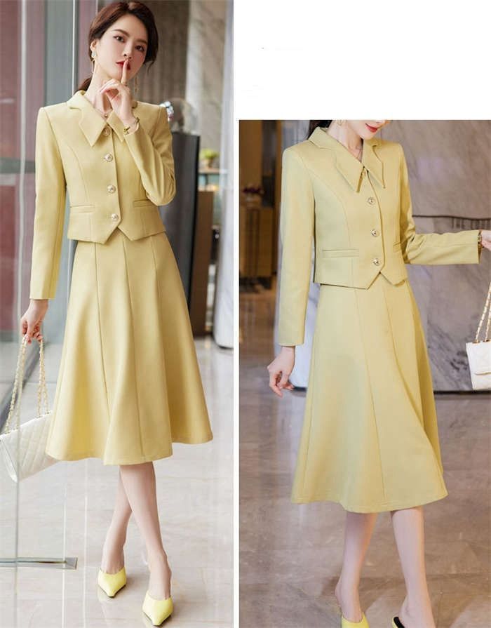 【お値下げ】ハロッズ スカートスーツ ハロッズ Harrods スーツ セットアップ 2点セット ステンカラー