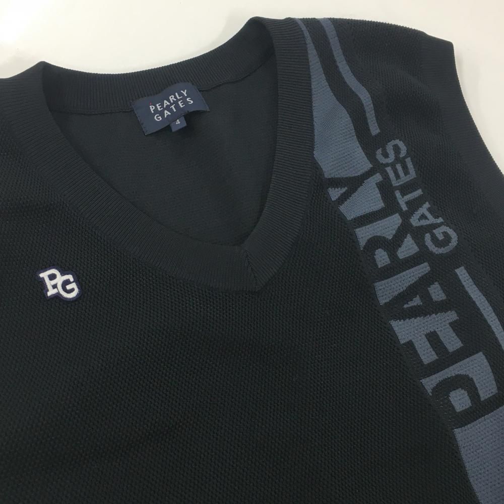 ☆値下げ☆【美品】パーリーゲイツ ニットベスト ダークネイビー