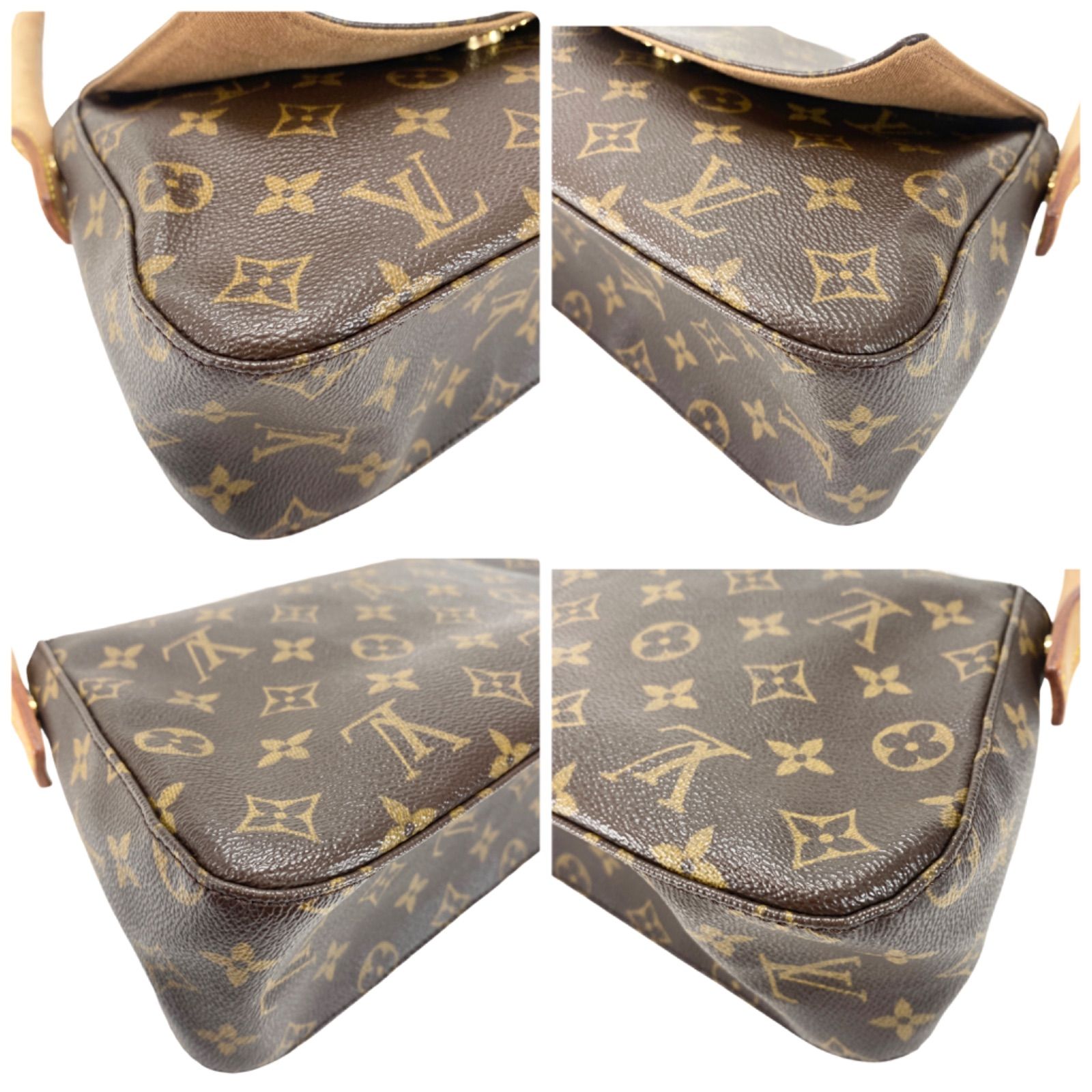 ルイ・ヴィトン LOUIS VUITTON ミニ・ルーピング ショルダーバッグ バッグ PVCコーティングキャンバス モノグラム レディース  ブラウン系 M51147 - メルカリ