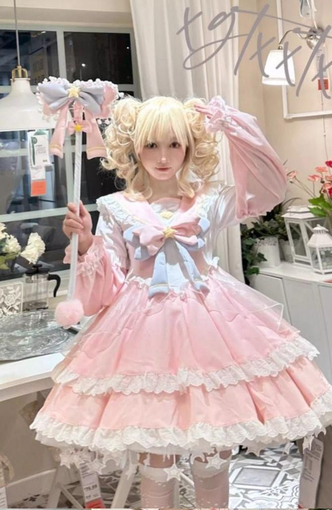 LT-27 豪華姫系 lolita 可愛 レトロ風 オリジナル 洋服 ロリータ ワンピース 美しい刺繍