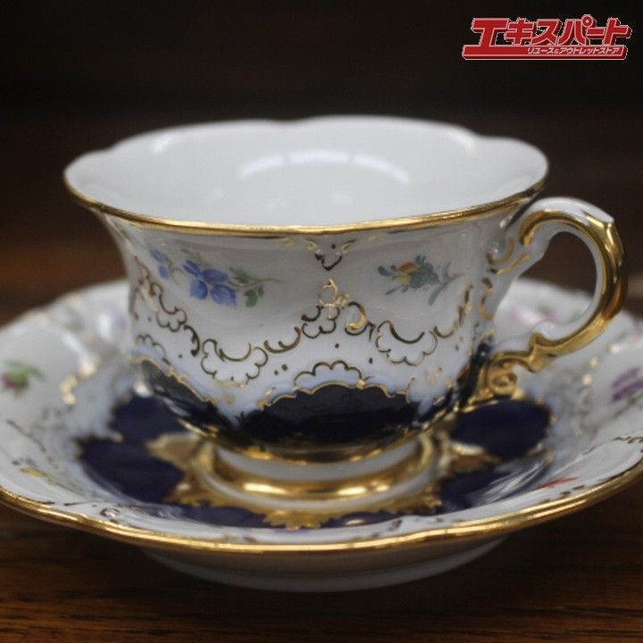 インスタ動画掲載 最高級 グランツゴールド マイセン Meissen Bフォーム 宮廷の小花 モカ カップ&ソーサー エキスパート藤沢辻堂店  コバルトブルー - メルカリ