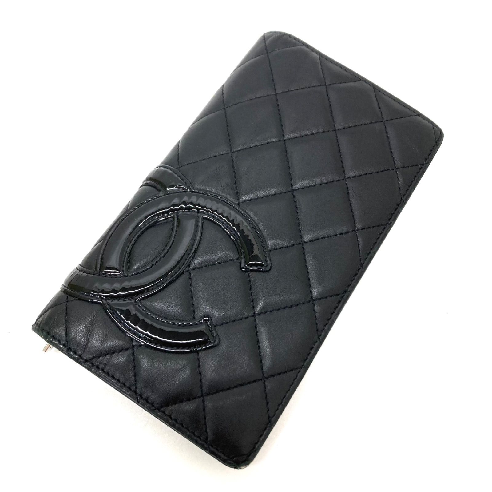 ◇CHANEL◇シャネル カンボンライン 長財布 折財布 ココマーク 