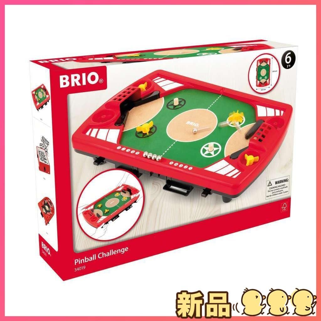 新品BRIO (ブリオ) ピンボールバトル 対戦式 (木のおもちゃ 知育玩具 ボードゲーム) 34019
