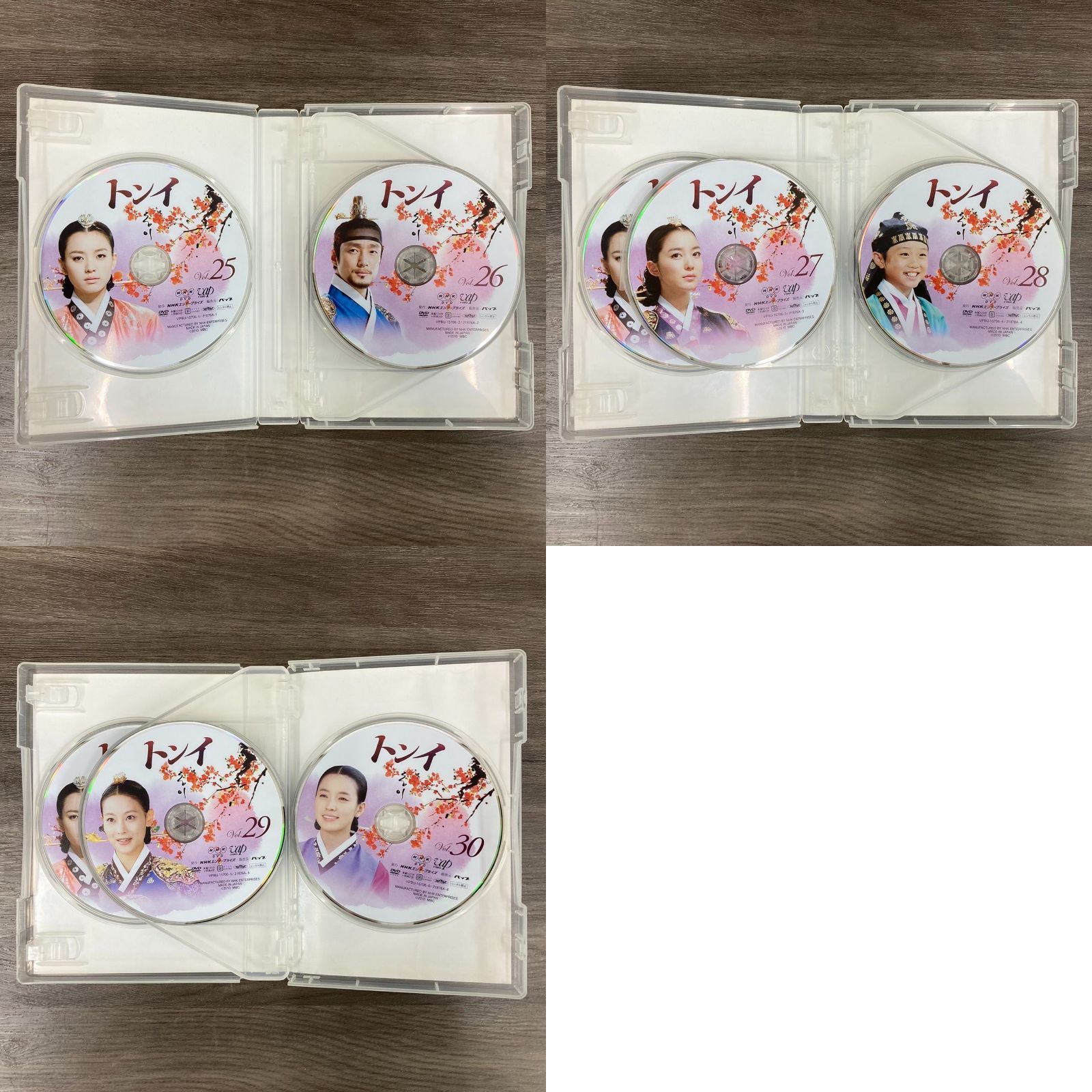 トンイ DVD BOX 1～5 全巻セット 各6枚組 韓国ドラマ コンパクト