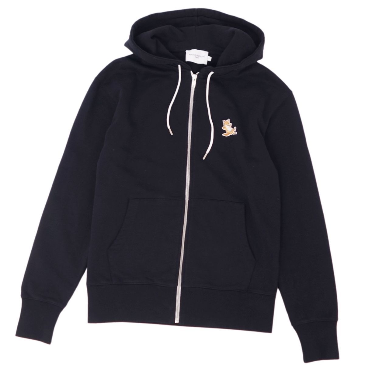 美品 メゾンキツネ MAISON KITSUNE スウェット パーカー ジップア 
