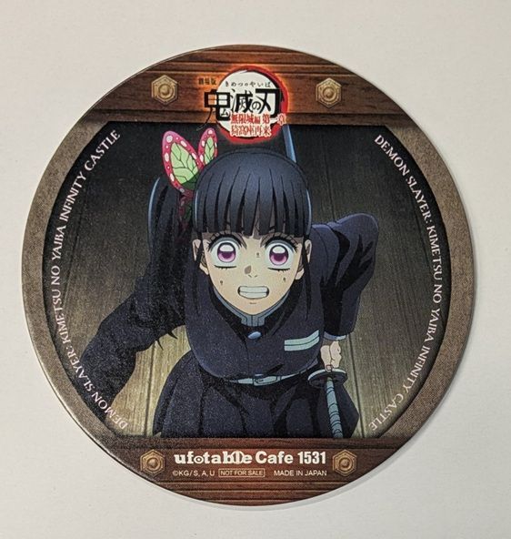 鬼滅の刃　栗花落カナヲ　カナヲ　ufotable コースター　原作　缶バッジ 鬼滅の刃 栗花落カナヲ カナヲ ufotable コースター 原作 缶バッジ 鬼滅