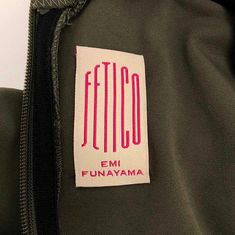 FETICO / フェティコ | WOOL LAYERED BODY SUITS タートルネックボディスーツ カットソー | 1 | カーキ | レディース FETICO / フェティコ | WOOL LAYERED BODY SUITS タートルネック