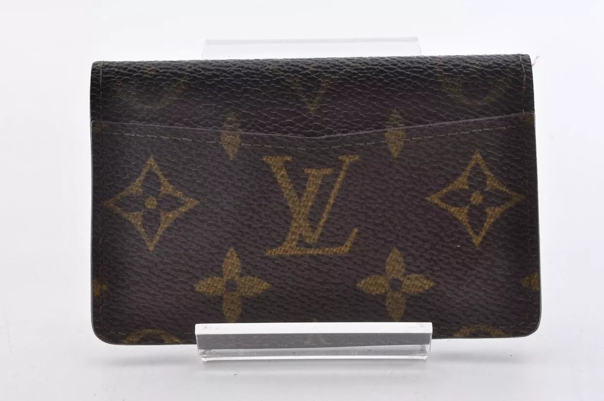 Louis Vuitton ルイヴィトン モノグラム カードケース レザー 革 ブラウン 茶色 総柄 柄あり メンズ 男性 レディース 女性  ユニセックス 男女兼用 正規品 X6E6043 - メルカリ