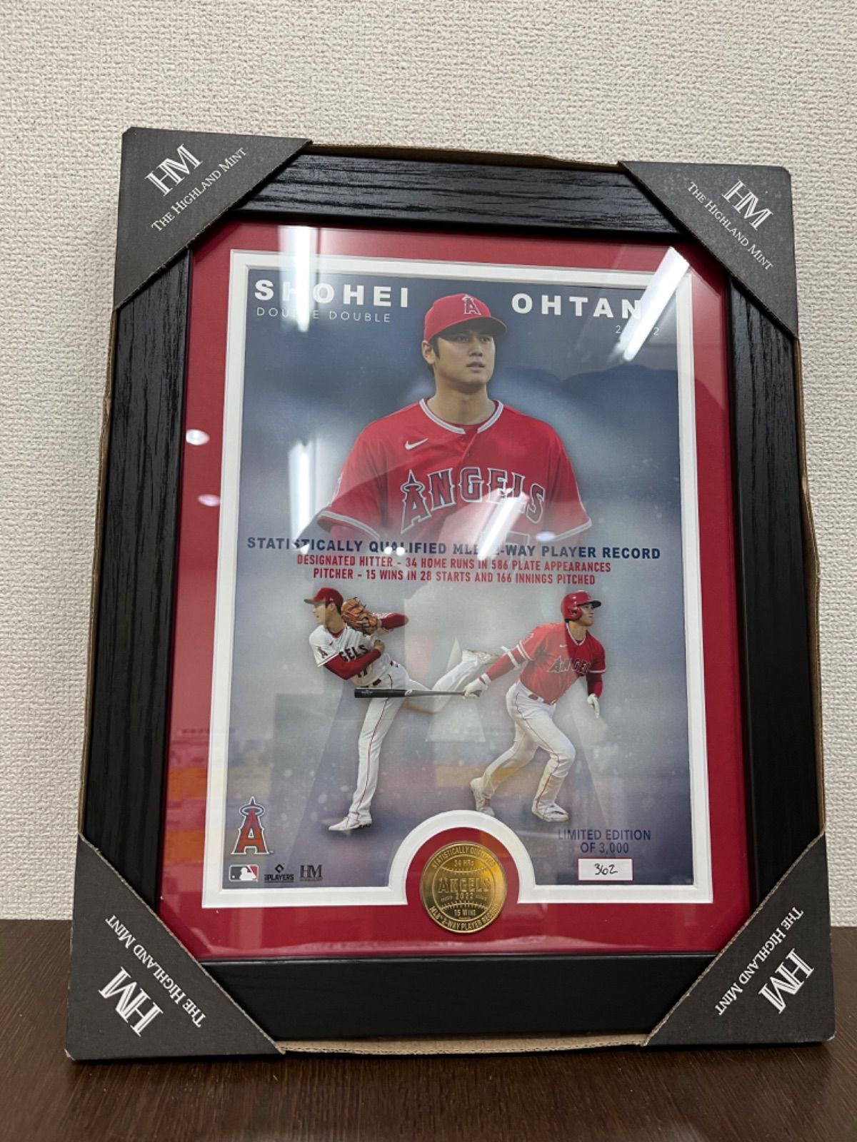 限定品】大谷翔平 2022 投打ダブル規定到達記念 コインフォトミント - メルカリ