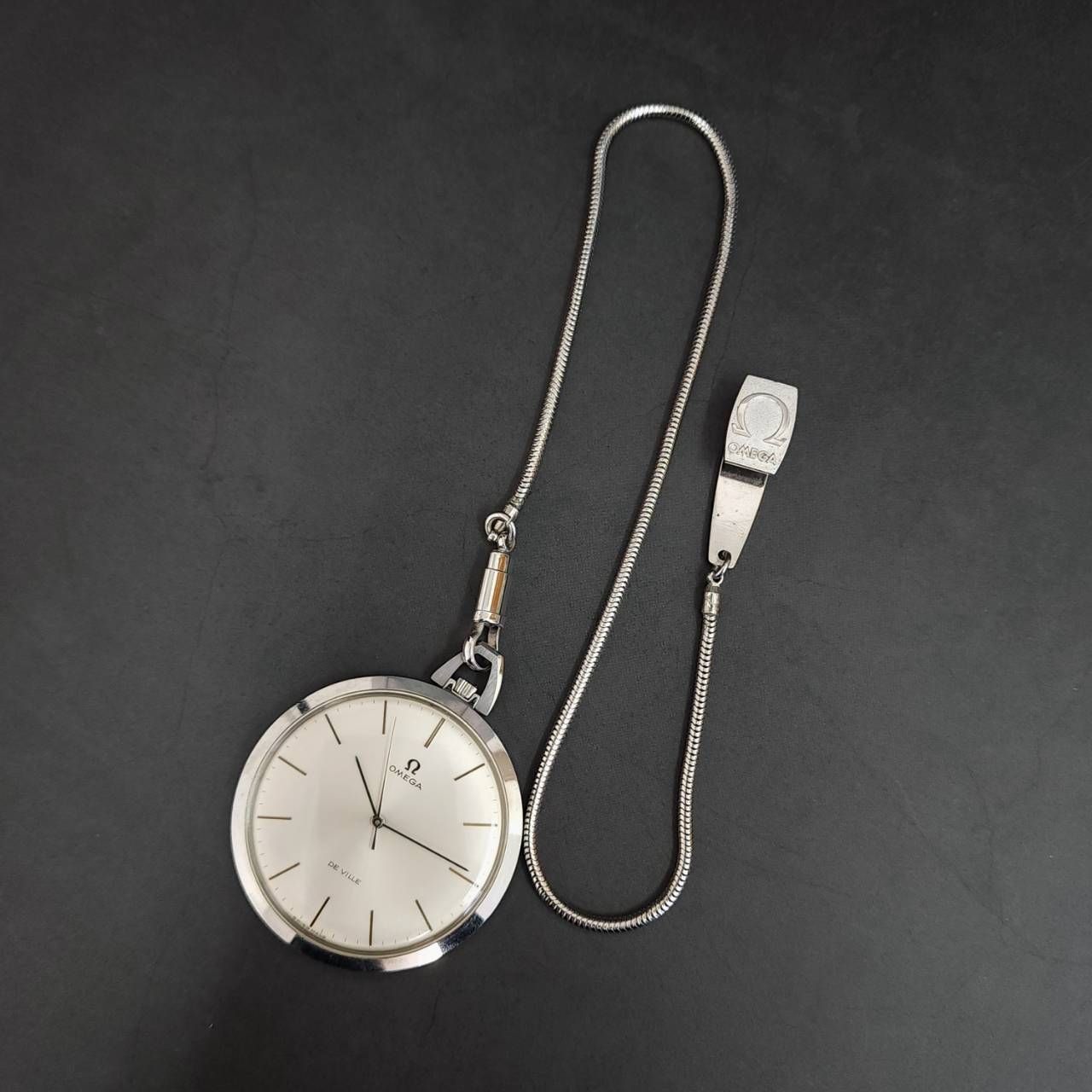 オメガ OMEGA 懐中時計 DE VILLE 手巻き 稼動品 箱 美品 OMEGA オメガ DE VILLE デビル 懐中時計 手巻き 稼働品 箱
