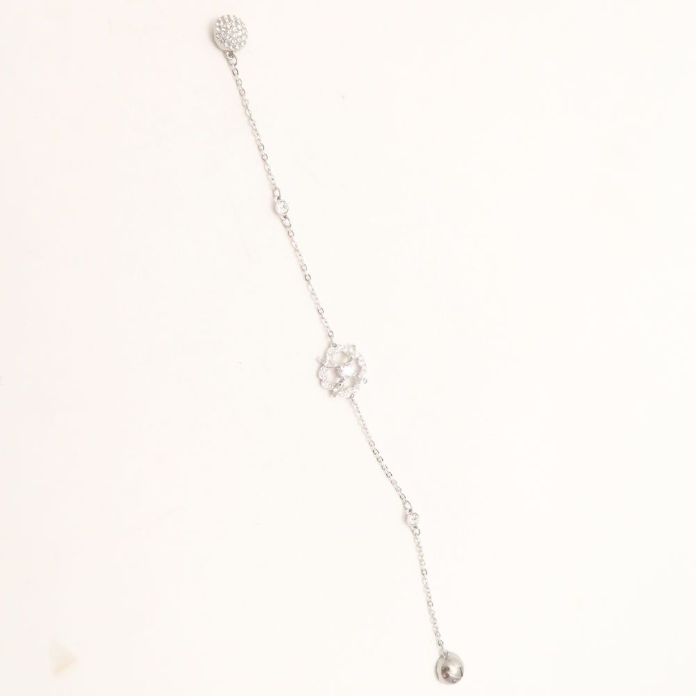 再お値下げ　美品　スワロフスキー　ブレスレット　箱付き　約20cm org.jpg