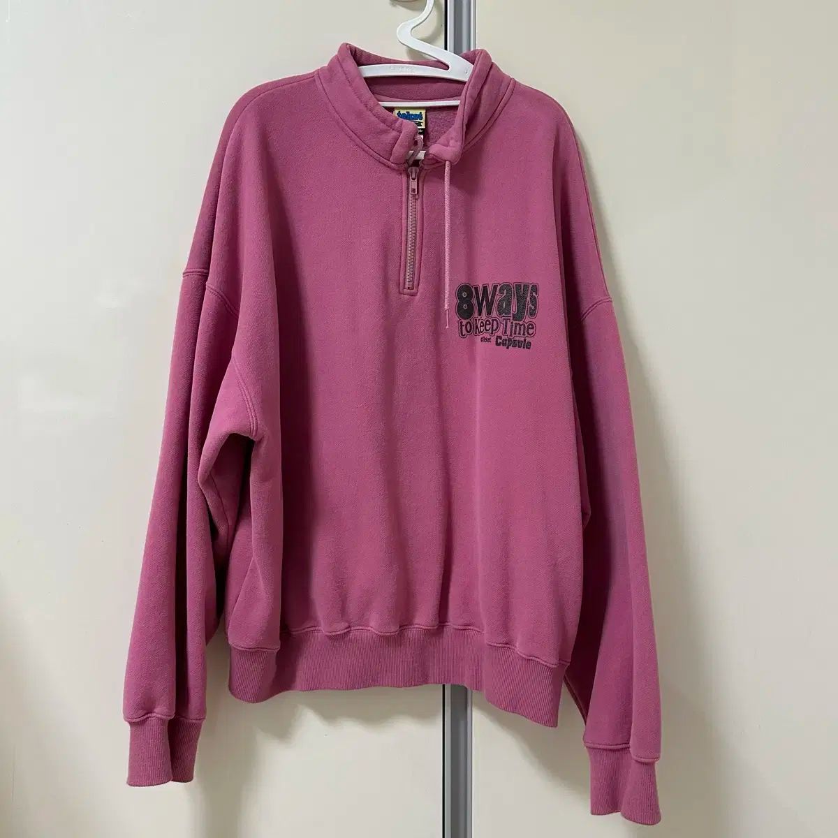 テケット 8 ways ハーフ ジップアップ スウェットシャツ M